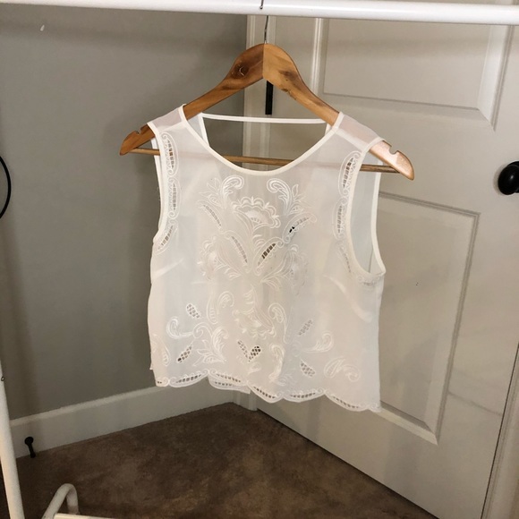 BRANDY MELVILLE WHITE TANK TOP - Picture 3 of 4